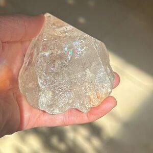Natural Rainbow Quartz Crystal